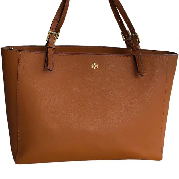 Tory Burch Cardamom Extra Large Zippered Tote Excellent Condition HP - Picture 17 of 17